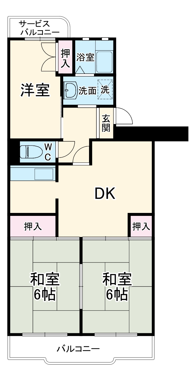 エクレール西湘の間取り