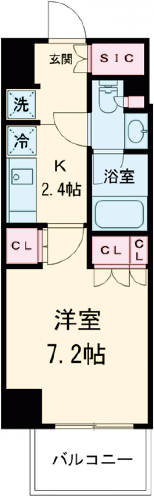 プライムメゾン板橋の間取り