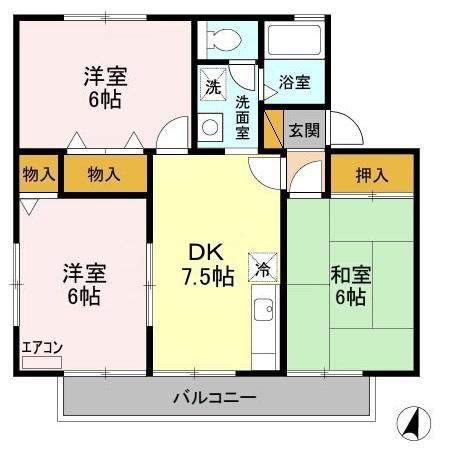 ジョイフローリッシュの間取り