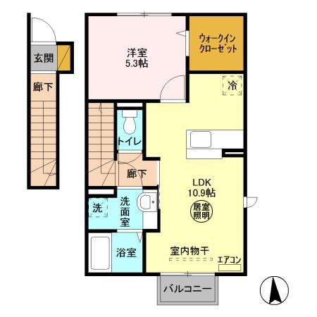 ストラール Cの間取り
