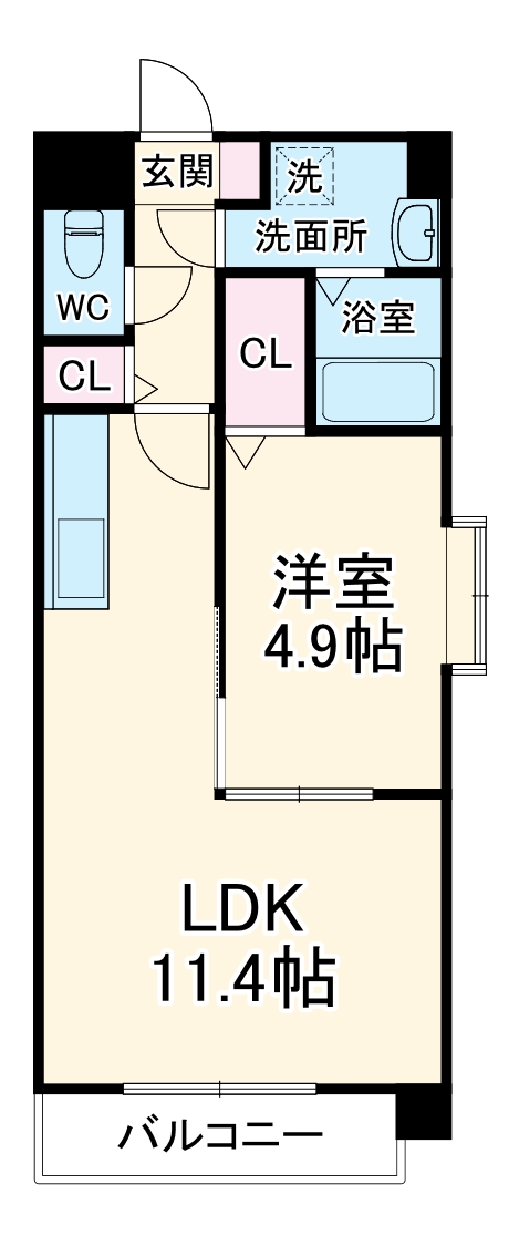 サンステージエクセルの間取り