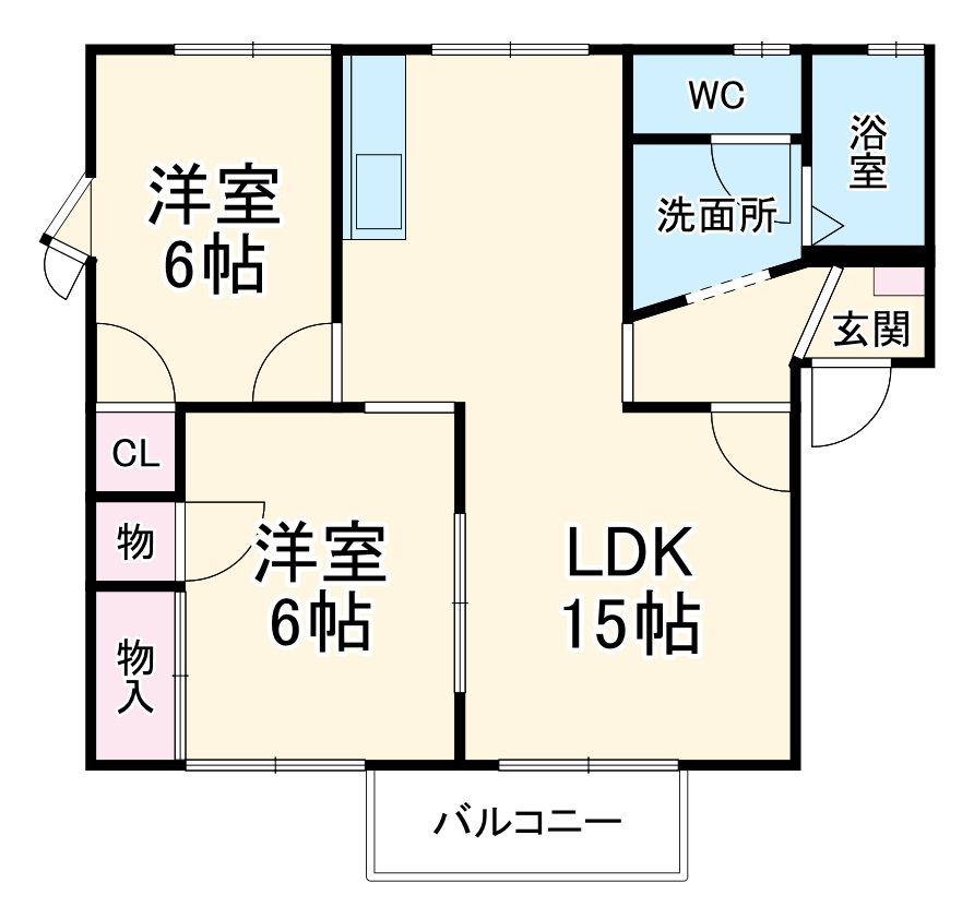 グルンハイムBの間取り