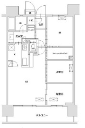 八王子レジデンスの間取り