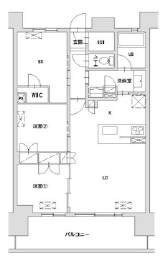 八王子レジデンスの間取り