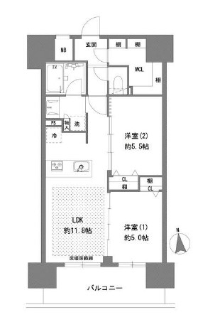 プライマル八王子横山町の間取り