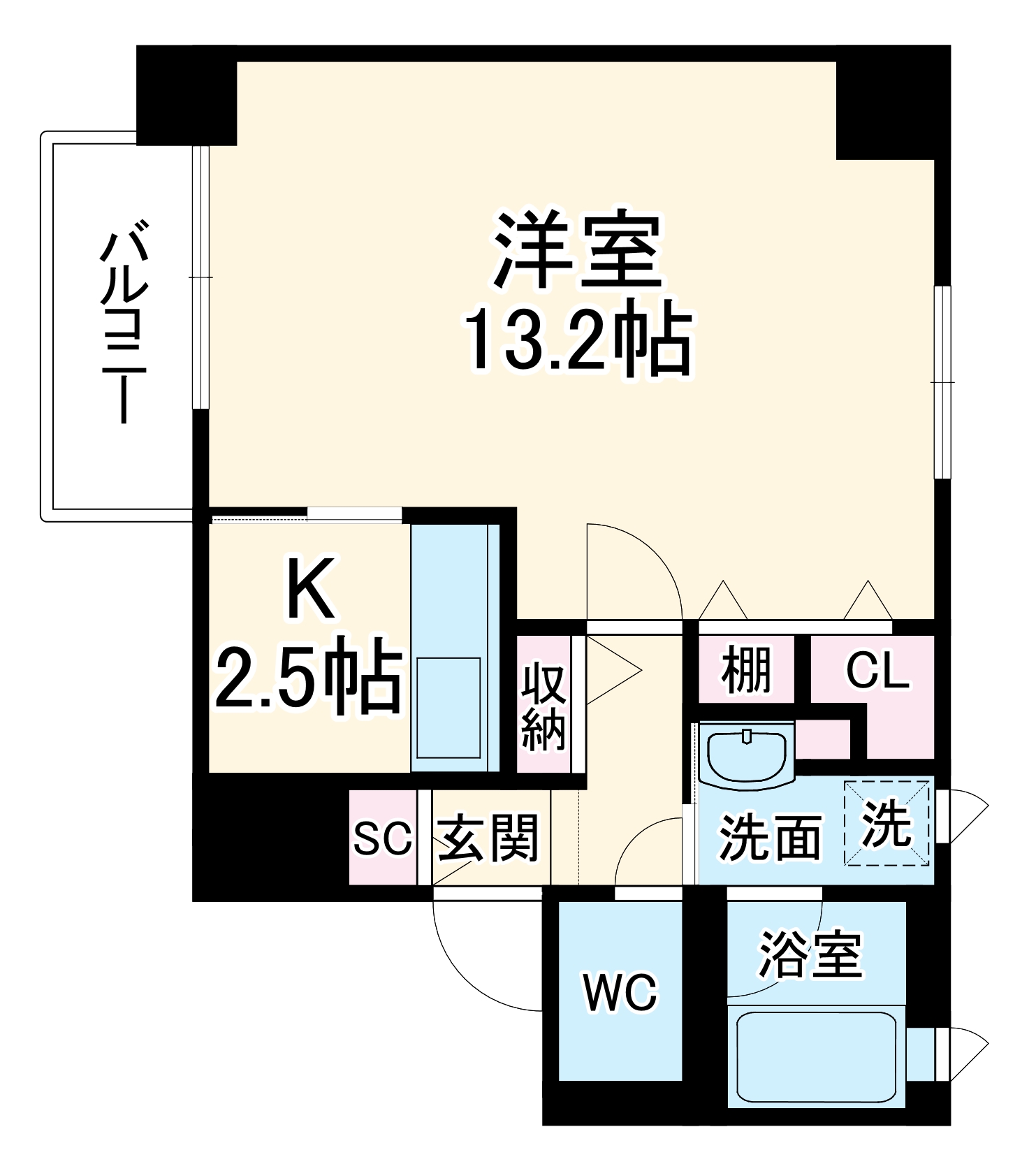 La Casa Alba Dueの間取り