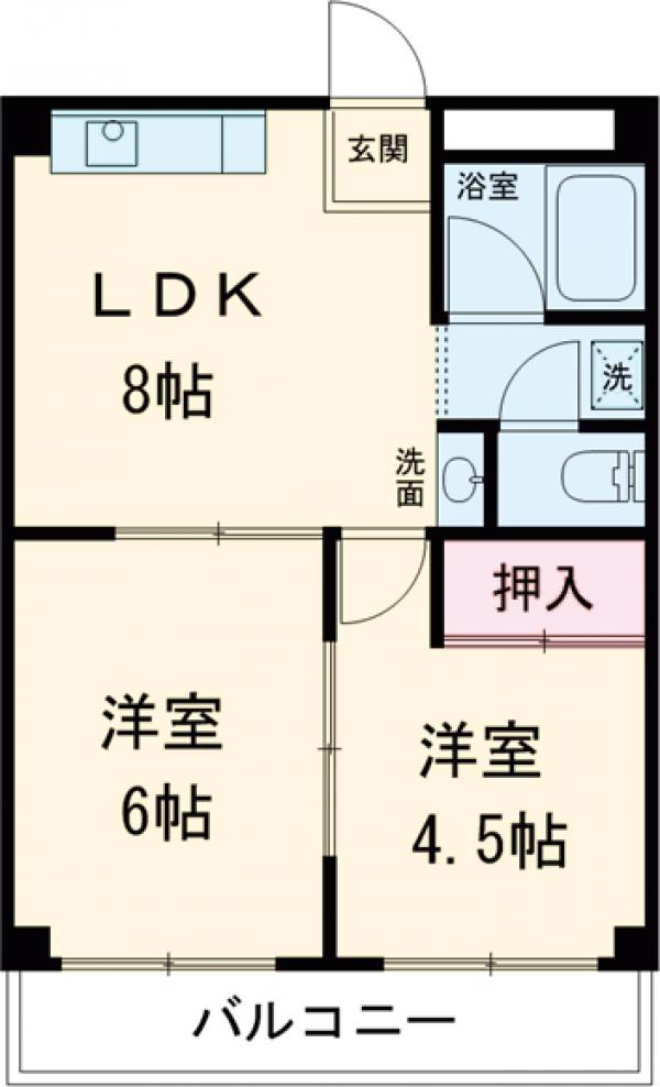 サンシャインコーポ新宮の間取り