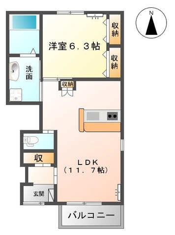 山茶花の間取り