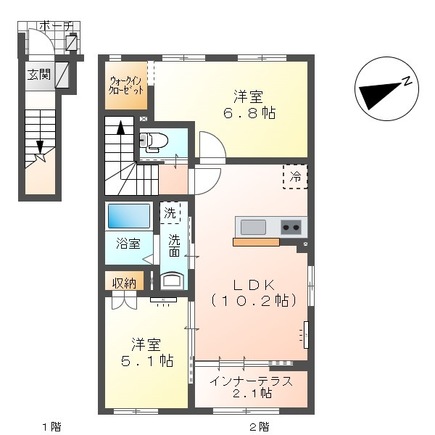 ディア マイアミの間取り