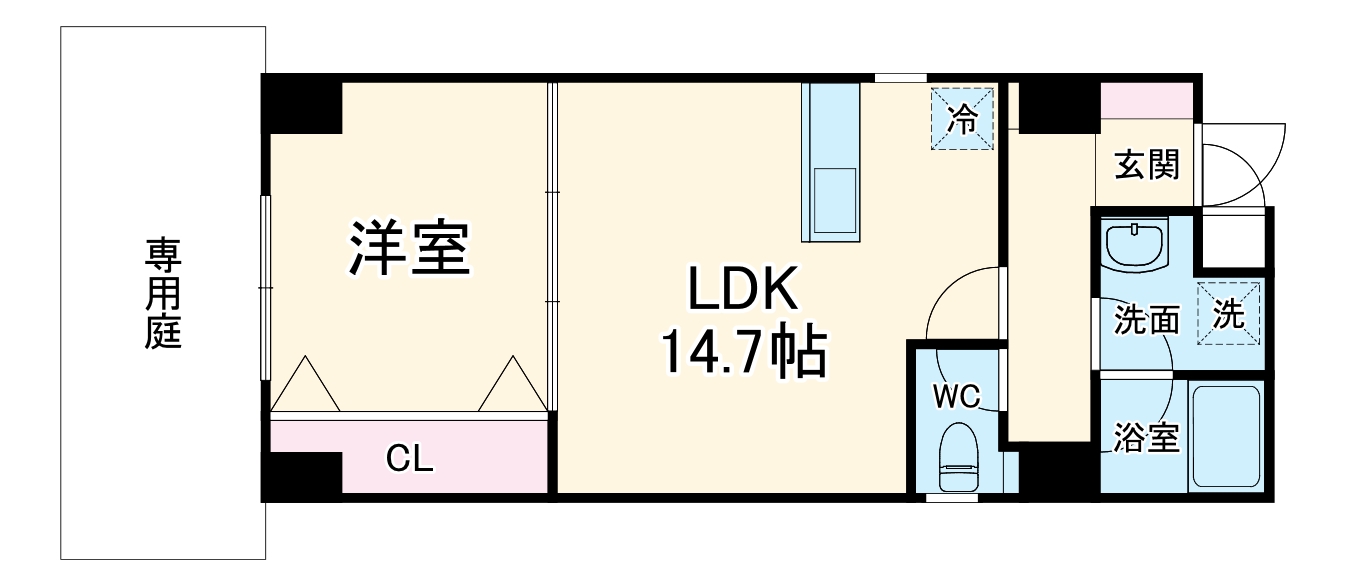 キンブリッジ壬生西院駅前の間取り