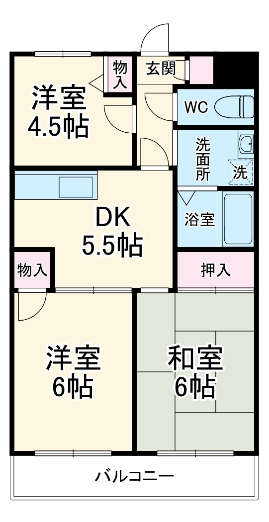 パークヒルズの間取り