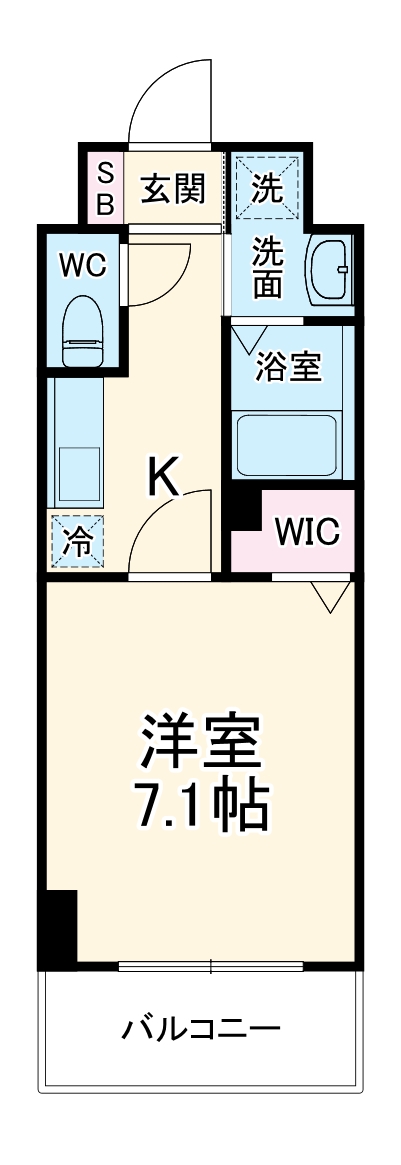 プレイズシード車道アベニューの間取り