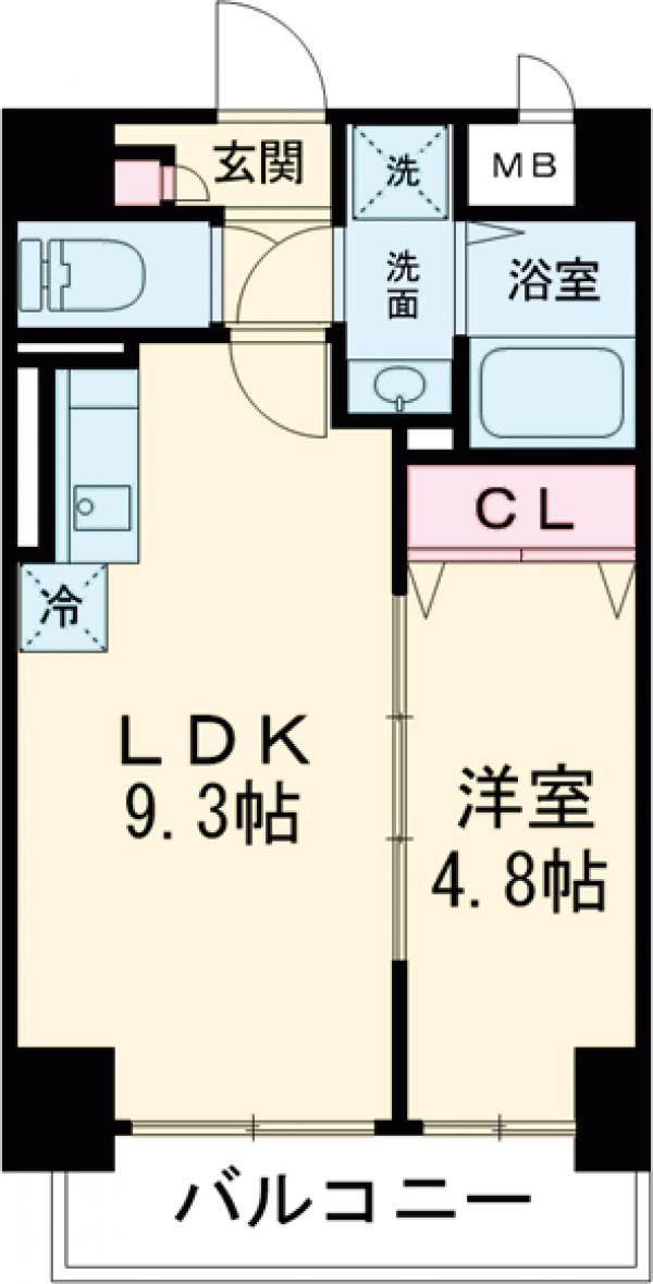 グランジュ大濠の間取り