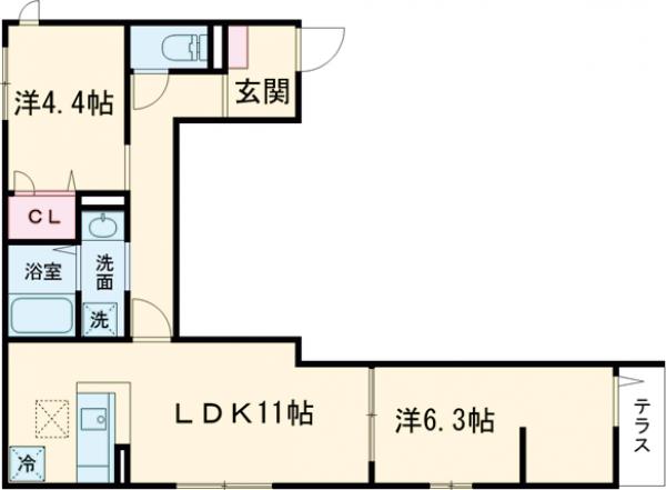 グラナーデ西新井栄町の間取り