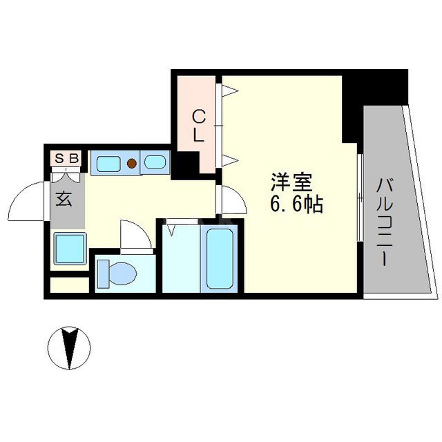 ベラジオ二条城前の間取り