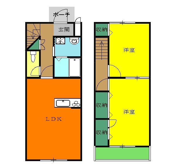 シンシア摩湯の間取り