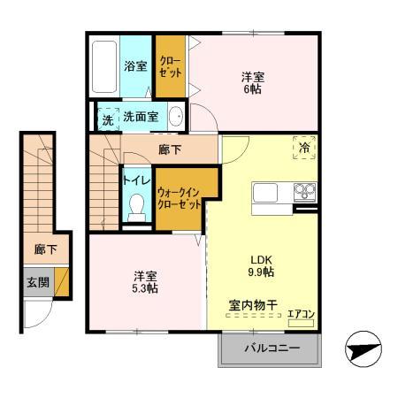 ボヌールロードの間取り