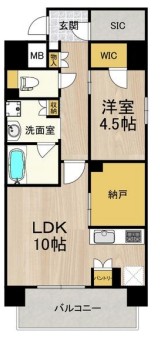 リンクハウス難波元町の間取り