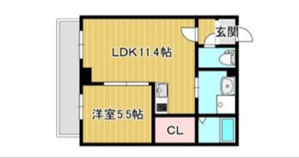 Halu吹田の間取り