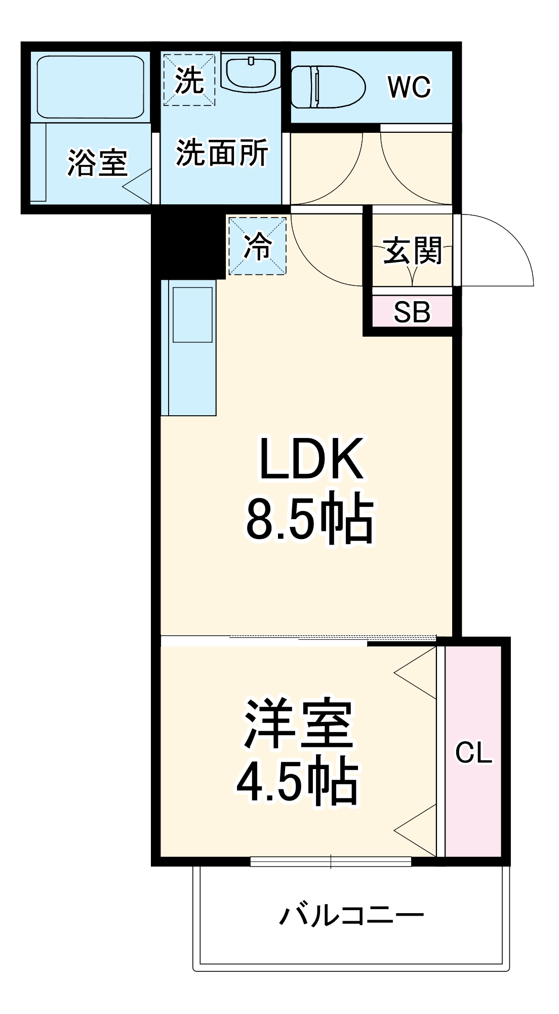 INOVE門真野里Northの間取り