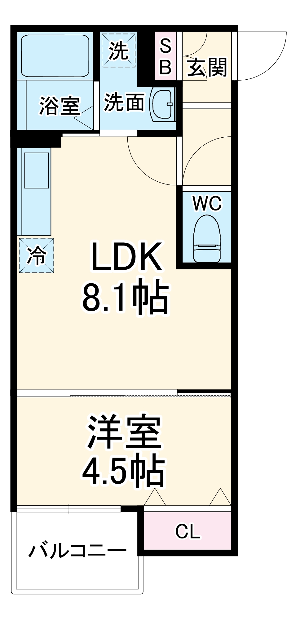 INOVE門真野里Northの間取り