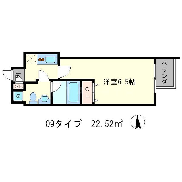 プレサンスNEO京都烏丸の間取り