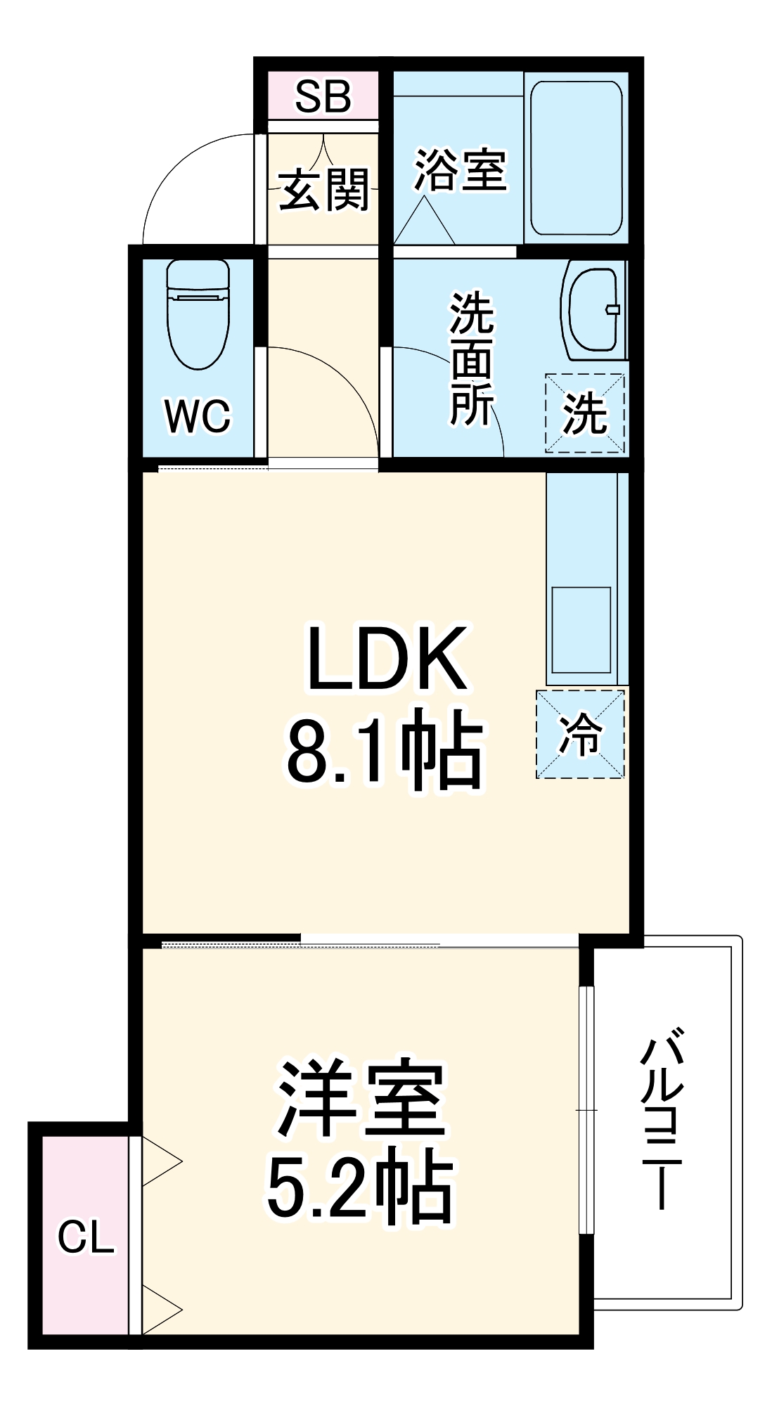 INOVE門真野里Southの間取り