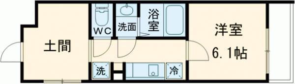 STANDZ金閣寺前の間取り
