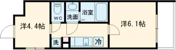 STANDZ金閣寺前の間取り