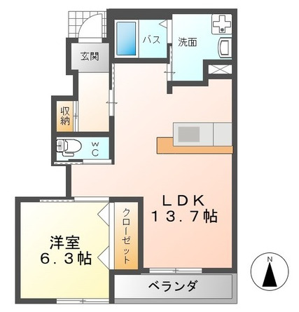 Quatre Saison Natureの間取り