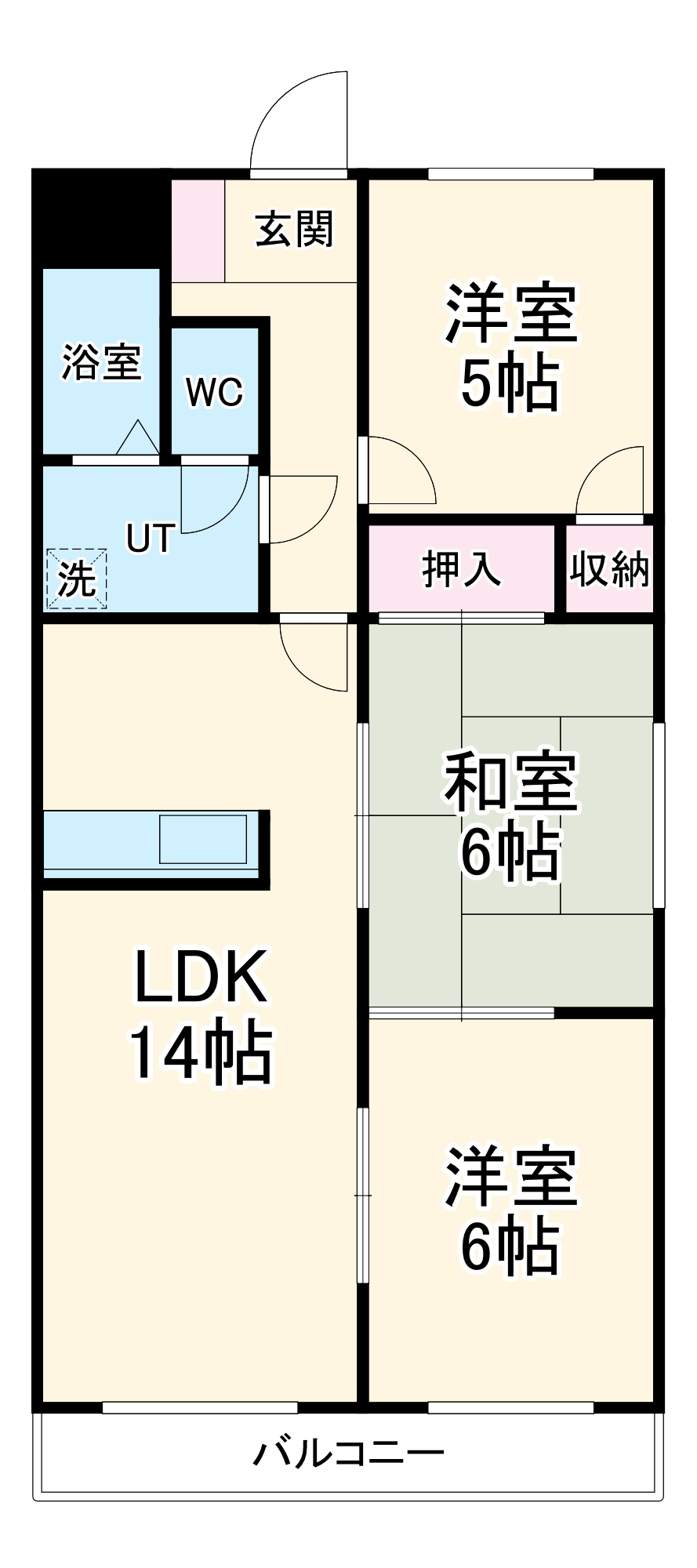 メゾンシャンポールの間取り