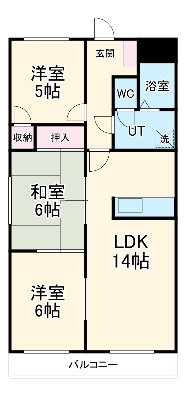 メゾンシャンポールの間取り