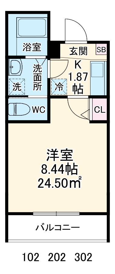 GRADUS桜台の間取り