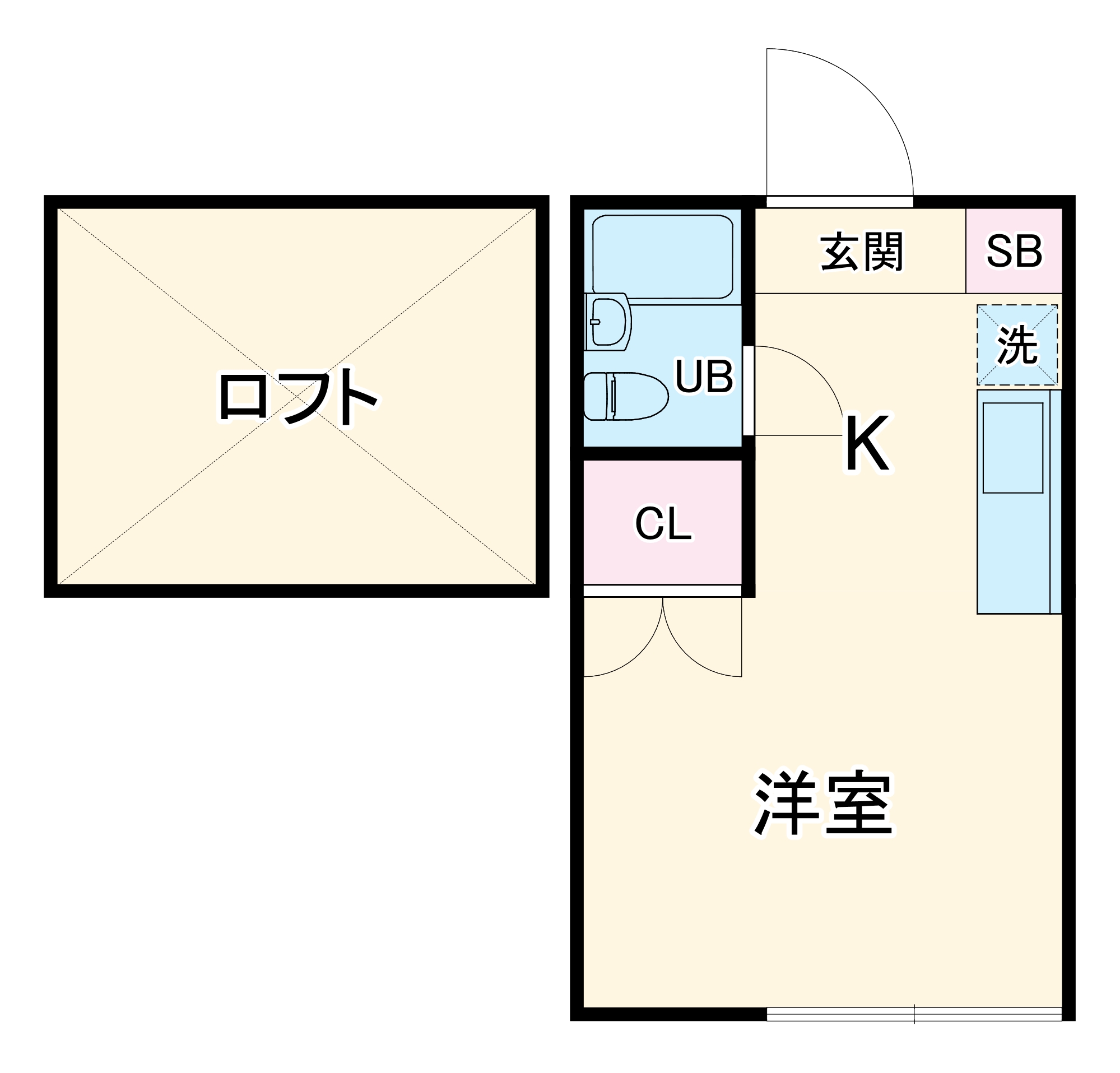 クレア湘南の間取り