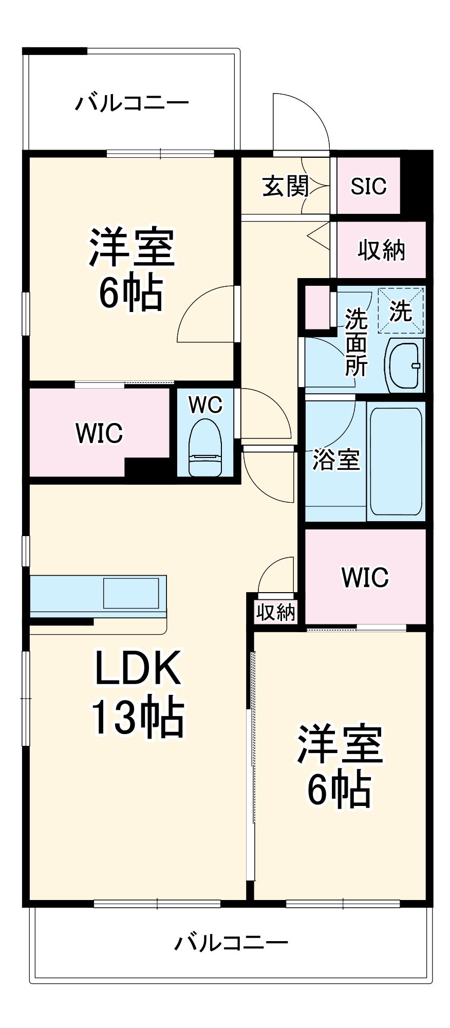 ラ・セレンテの間取り