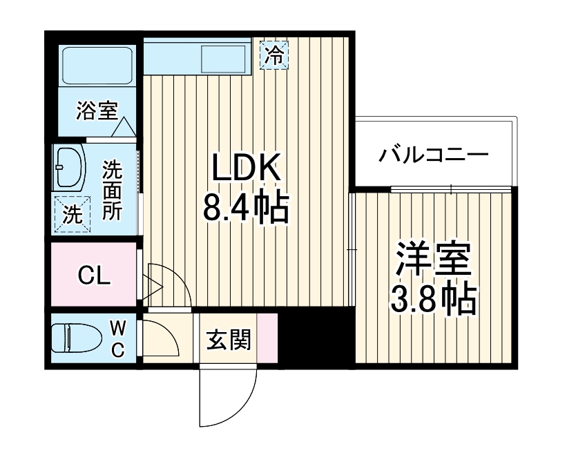 Clair(クレール)の間取り