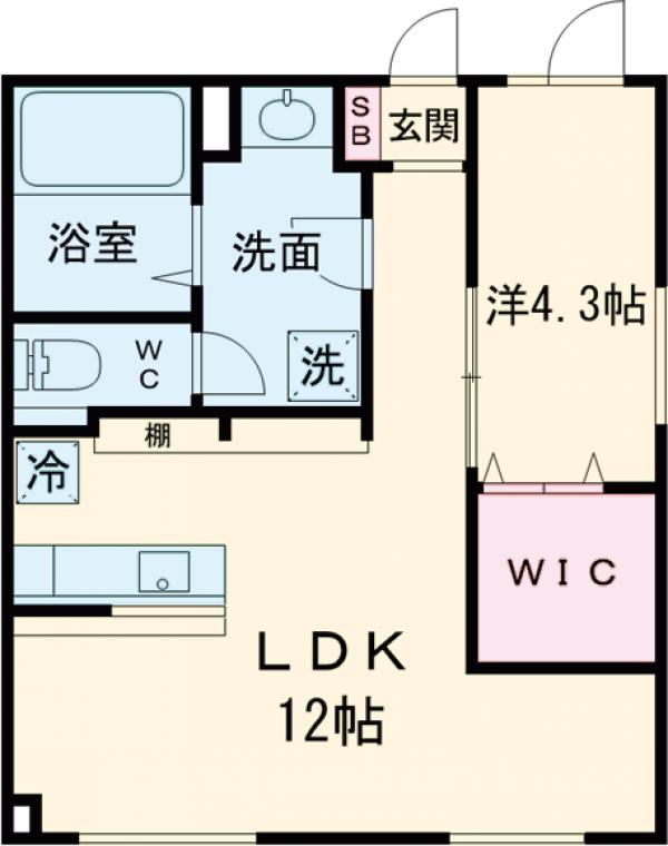 Aglaia目黒中央の間取り