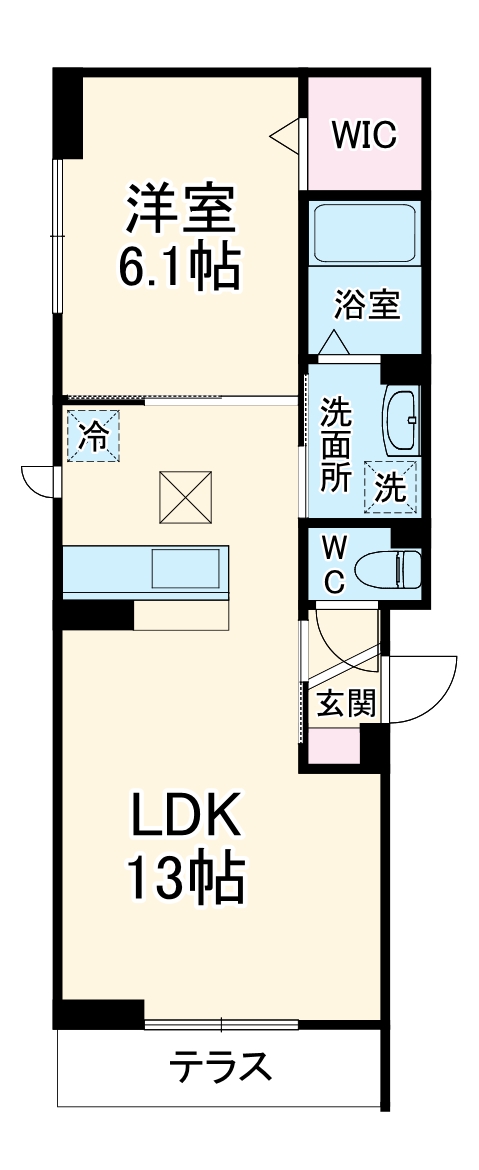 シャンティの間取り