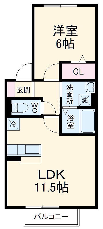 フレシール弐番館の間取り