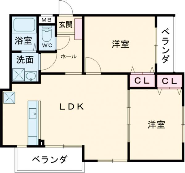 コンフォートエノビの間取り