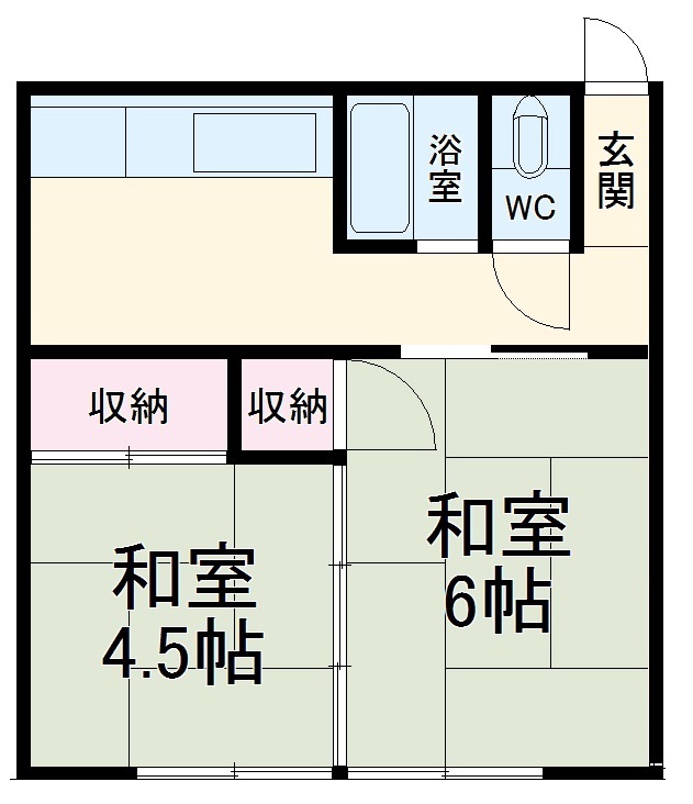 小川アパートの間取り