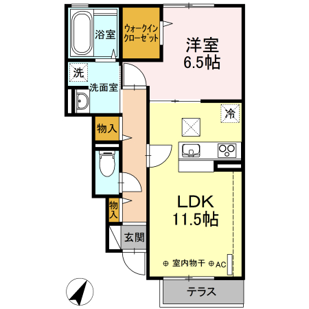 ディアコートの間取り