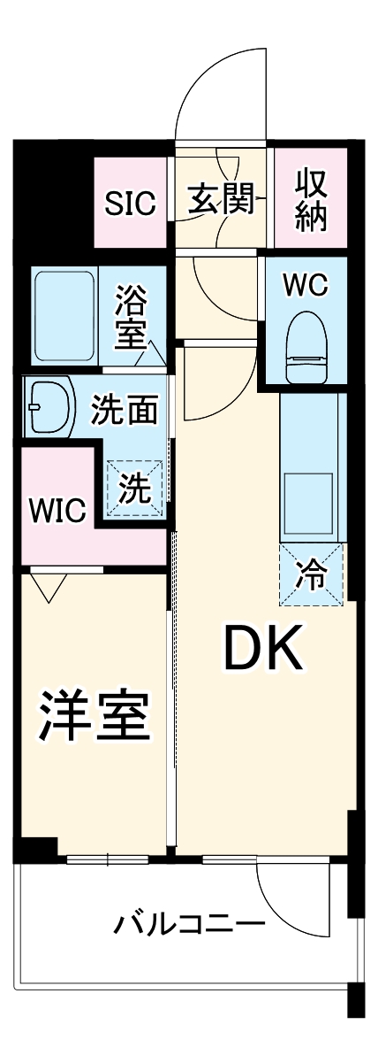 エステムコート名古屋 TWIN EASTの間取り