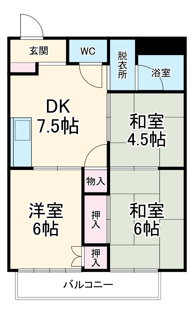 アルファータウンの間取り