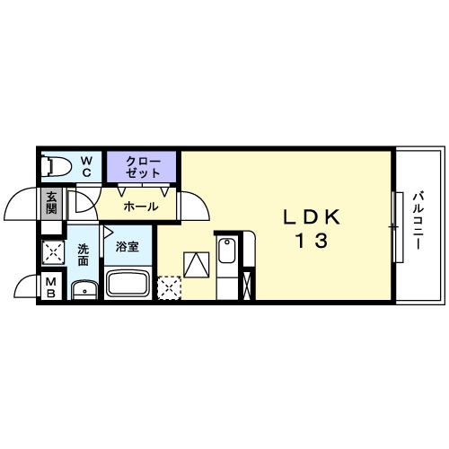 グリーングローヴ希望ヶ丘Ⅲ番館の間取り