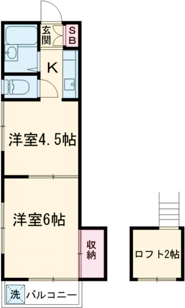 セリーヌ三軒茶屋の間取り