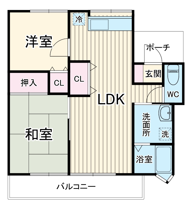パーシモンⅡの間取り