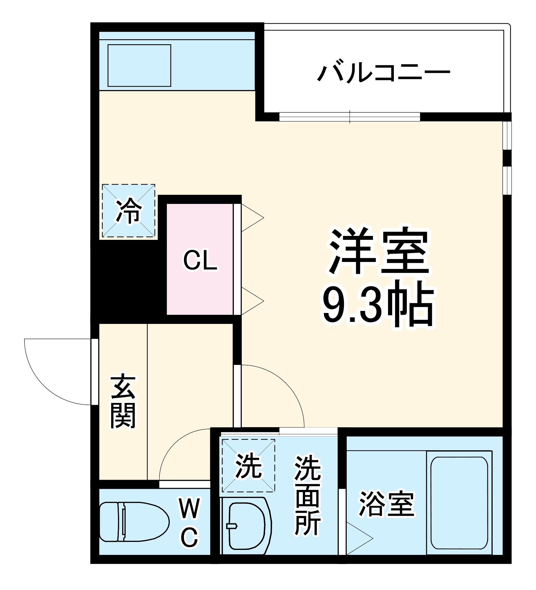 フジパレスJR淡路駅東の間取り