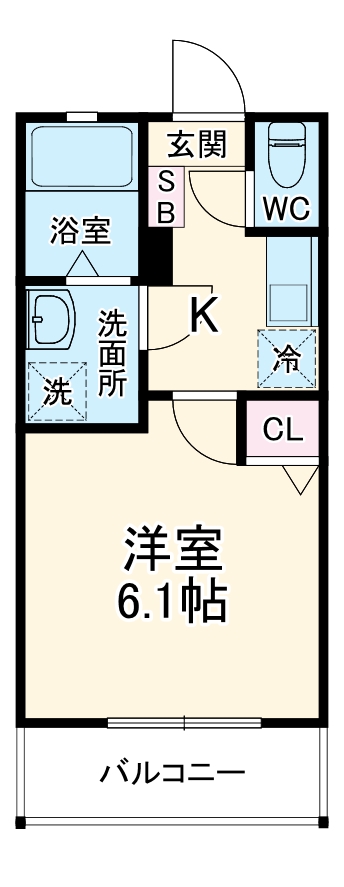 DEINZE南与野の間取り
