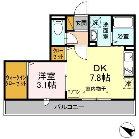 クレアの間取り